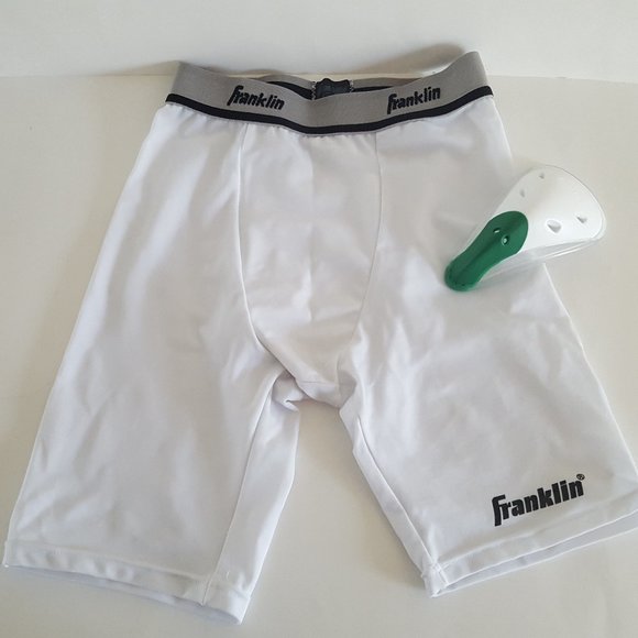 Franklin Compression Shorts & Cup Youth Small/Medium 24"-27" Quad Flex II - Picture 9 of 10